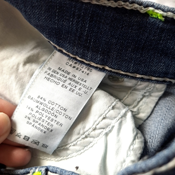 True religion | Blue faded ripped women's CASEY , low rise super skinny Jean - Picture 8 of 14